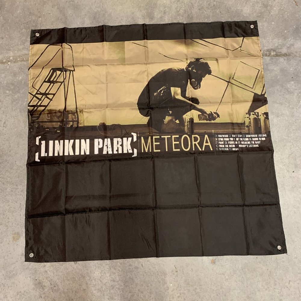Linkin Park Meteora CD Album Cover Custom Wall Flag Tapestry Banner 3FT X 3FT